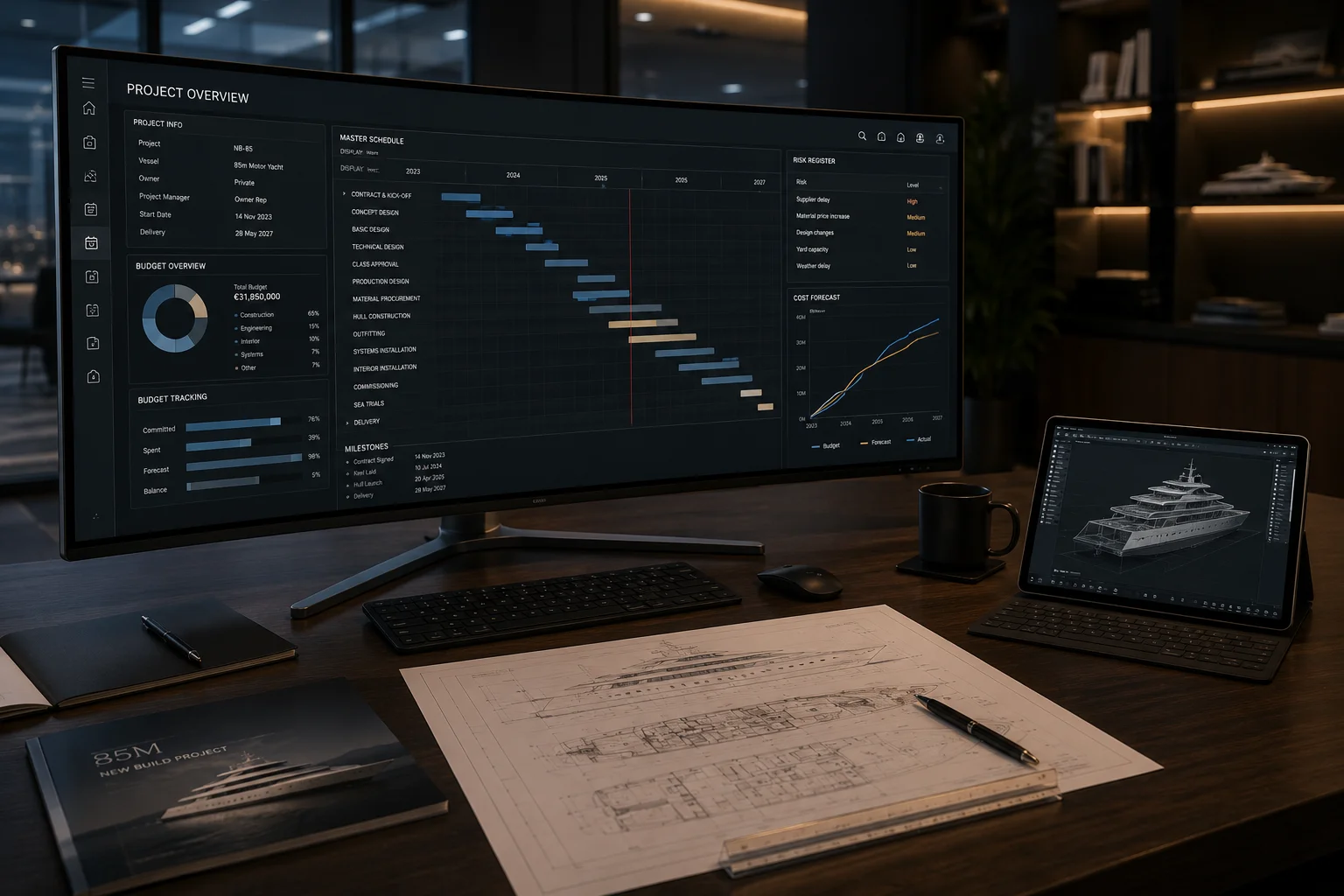Superyacht project planning — feasibility, budget and build strategy